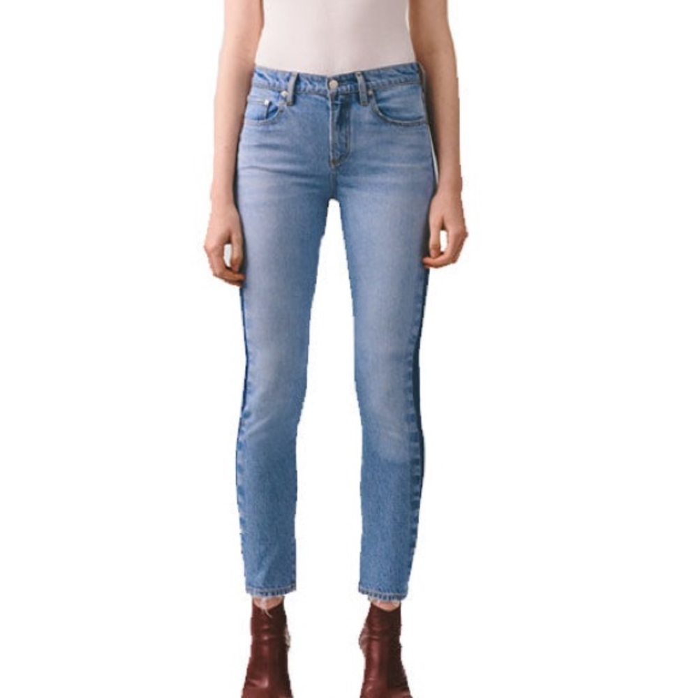 Agolde Toni Mid Rise Straight Jeans